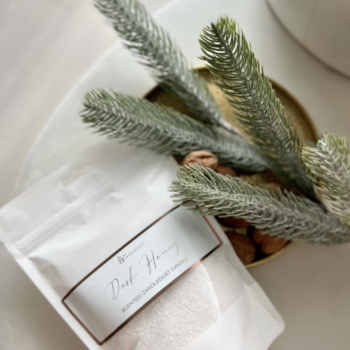 kvapni žvakių smėlio papildymo pakuotė